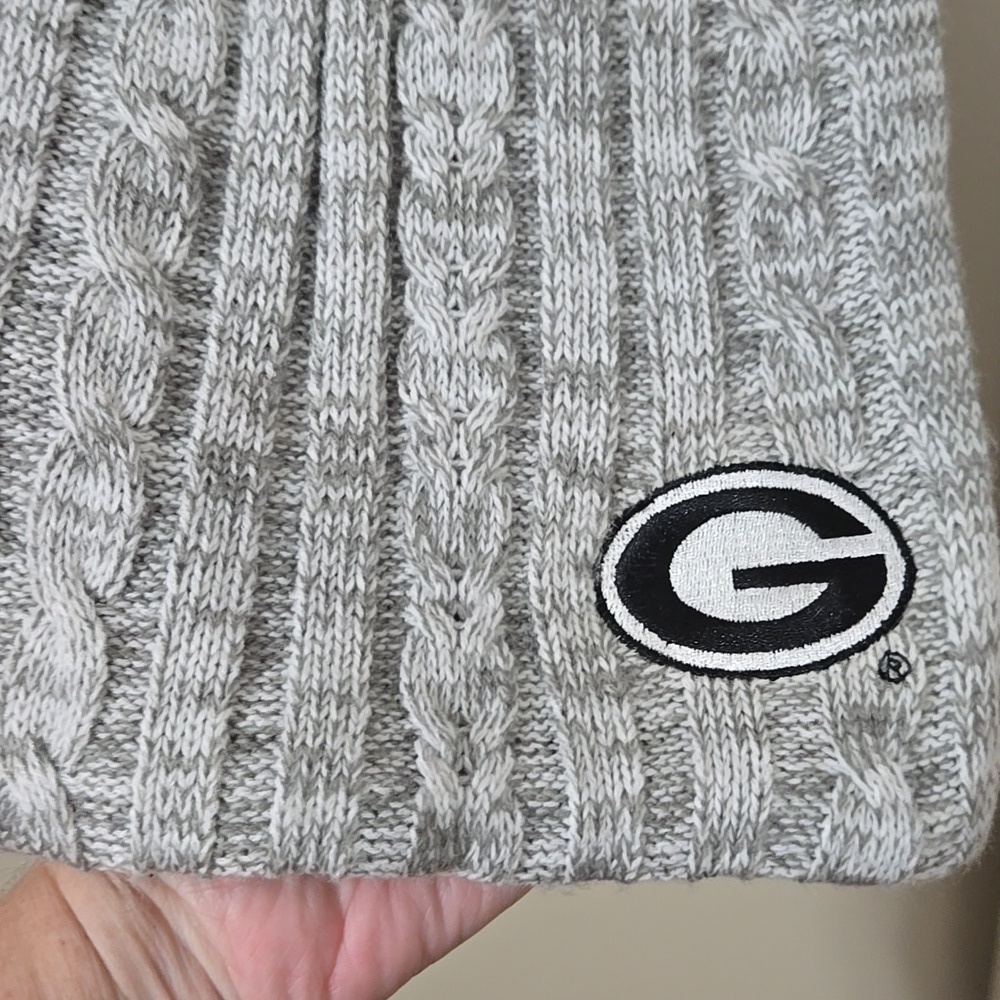 Zoozatz UGA Knitted Neck Scarf with Logo & Red Accents - Picture 2 of 5